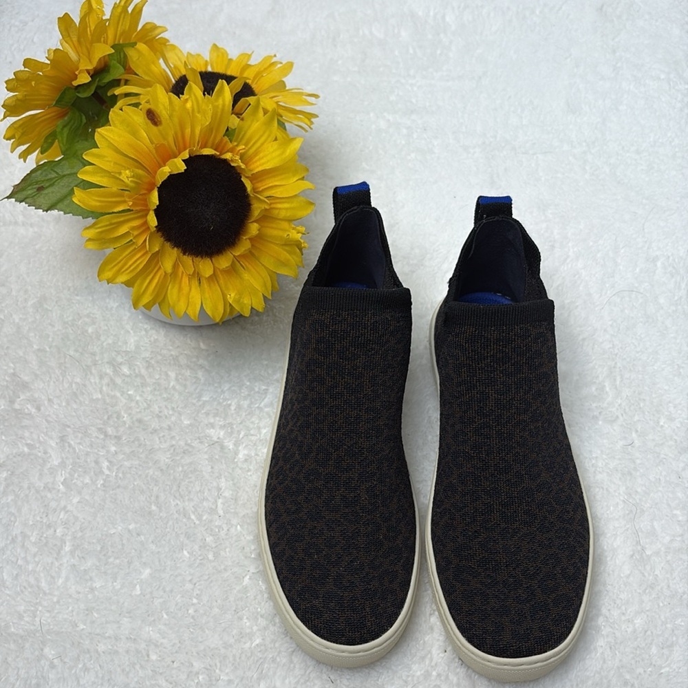 Rothy’s Chelsea Expresso Spot Mid Top Sneakers - Picture 3 of 3